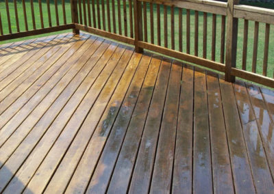 Deck Pressure Washing