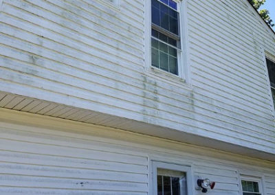 Vinyl Siding Before Cleaning